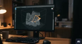 Podgląd warstw modelu 3D w oprogramowaniu przed rozpoczęciem druku